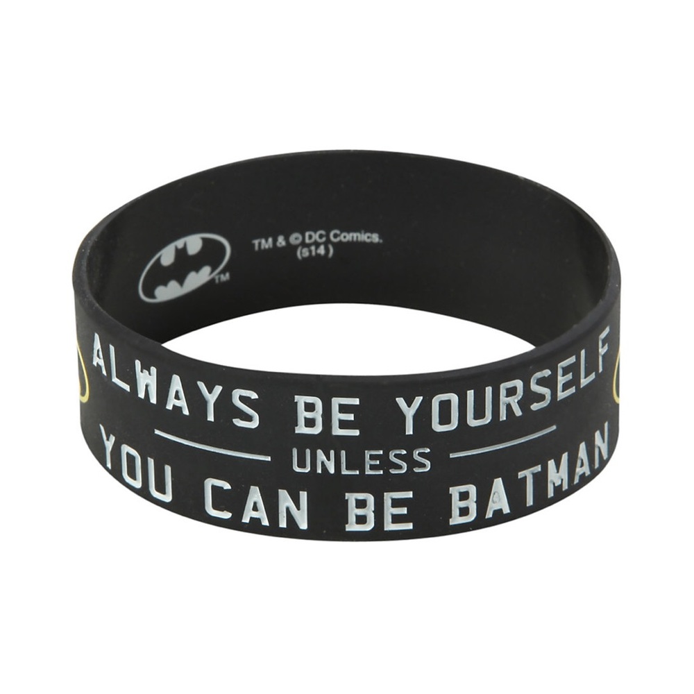 Emo Always be Batman wrist band